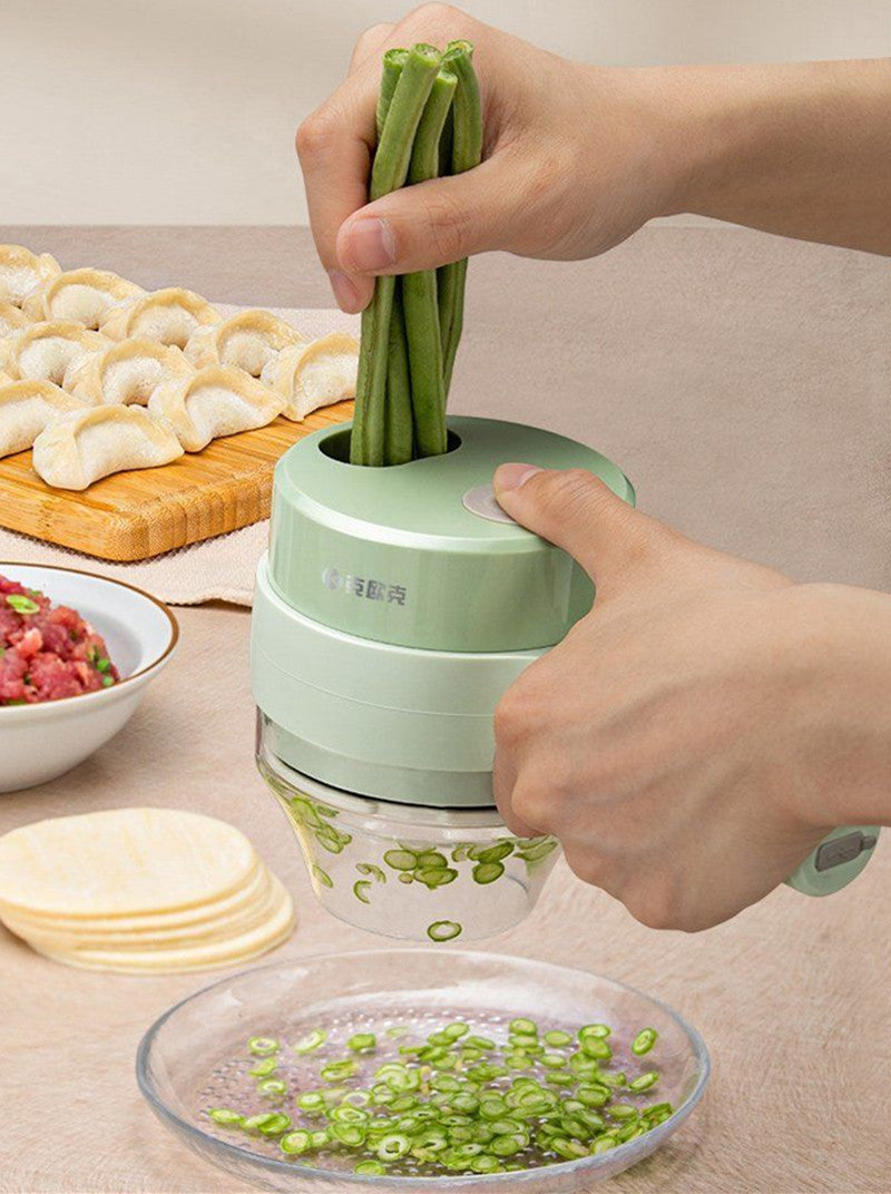 4 in 1 Handheld Electric Vegetable Cutter Unboxing - Best Multifunctional  Wireless Electric Grinder? 