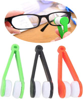 Mini Tweezers Type Microfiber Eyeglasses Cleaner Portable Spectacles Sun Glasses Lens Cleaning Tools Soft Brush Wiper
