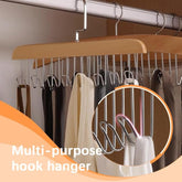 8 Hooks Wooden Sling Hanger