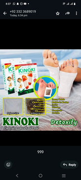 Kinoki Detox FOOT PATCH(Pack Of 10)