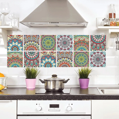 (Pack of 100) Self Adhesive Tile Stickers