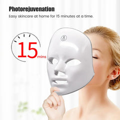 Rechargeable LED Light Facial Skin Care Mask