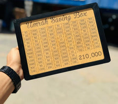 Umrah Saving Box - Save 210,000 for Umrah | Smart Money Saving Box