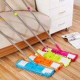 Flat Microfiber Squeeze Mop With Handle
