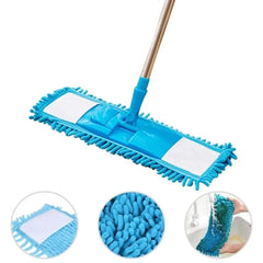 Flat Microfiber Squeeze Mop With Handle