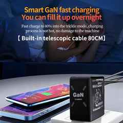 GaN Charger 2-in-1 gan Compatible with 120W Retractable Charger