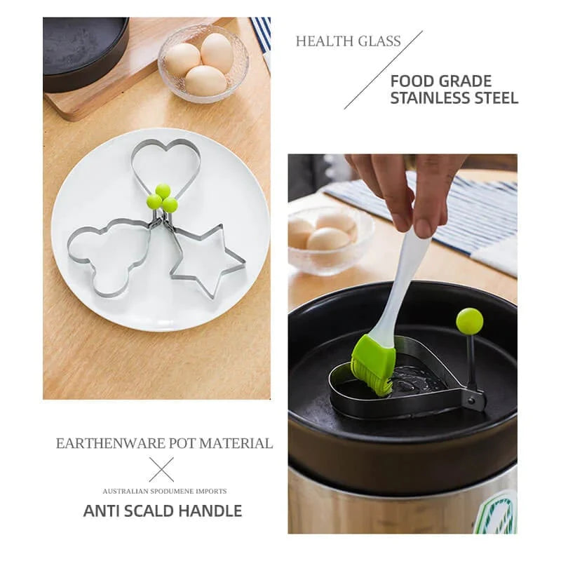 Pack Of 4 Fried Egg Molds
