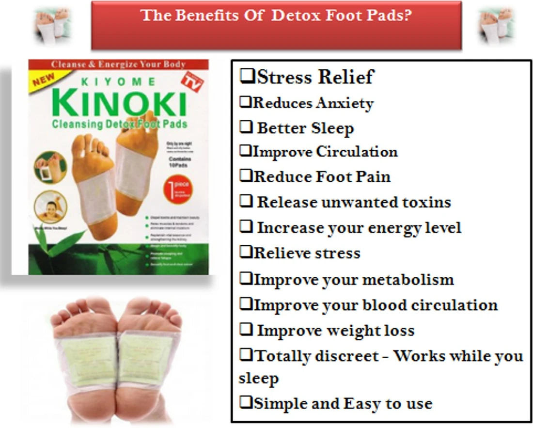Kinoki Premium Natural Foot Patches