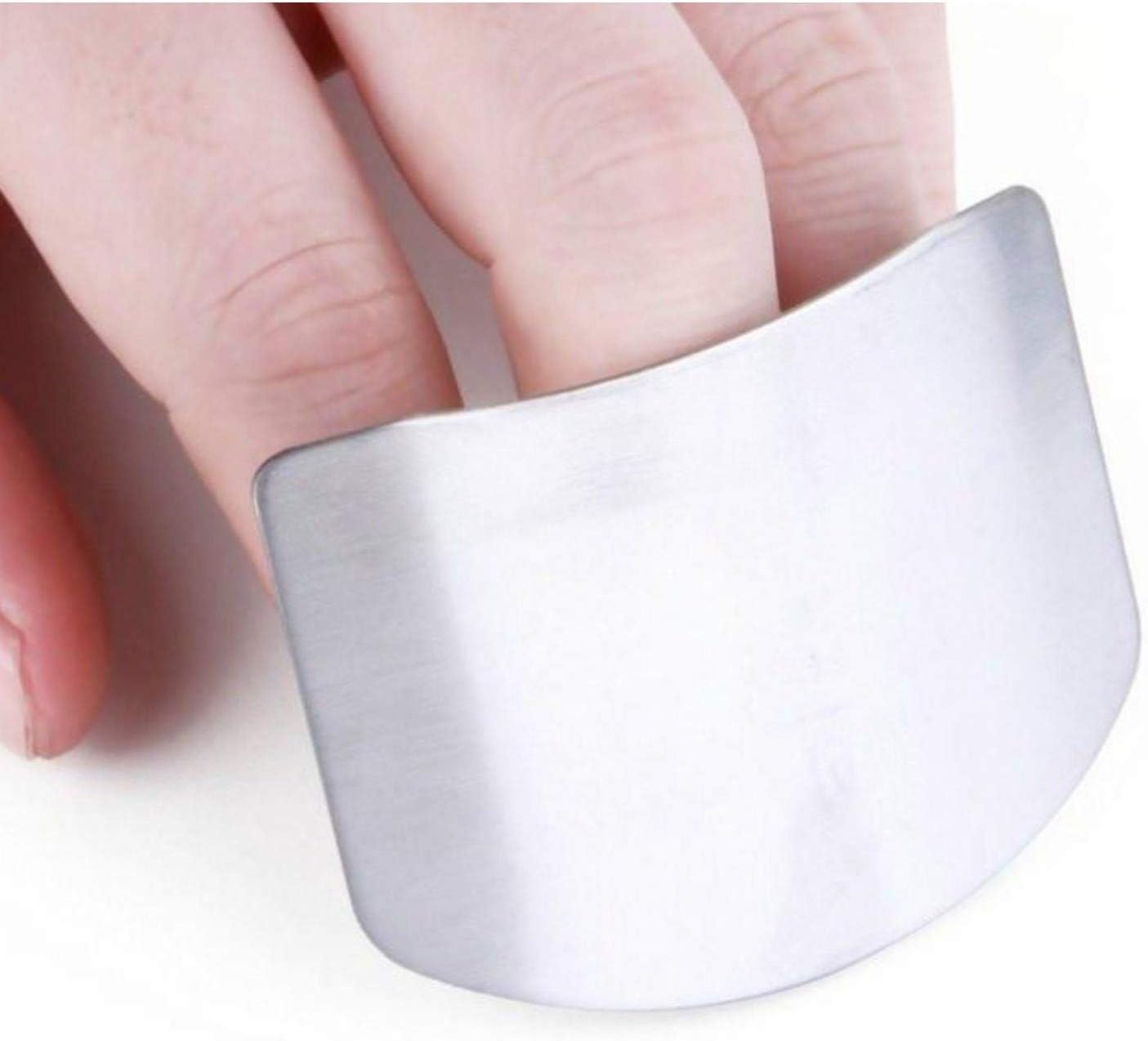 Stainless Steel Metal Finger Guard Protector Hand Guard Knife Slice Cutting