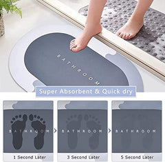Bathroom Cushion Mat Super Absorbent Soft Carpet