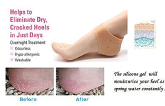 Silicone Gel Heel Pad Socks For Heel Swelling Pain Relief