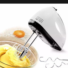 Speeds Hand Mixer 180W White Egg Beaters Electric Mixer