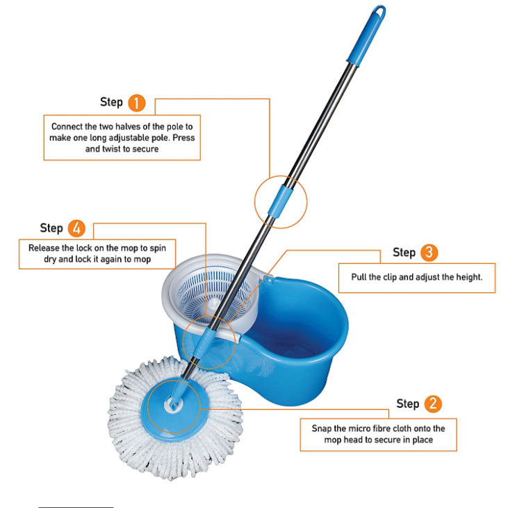 360 spin magic mop bucket cleaning commercial mop