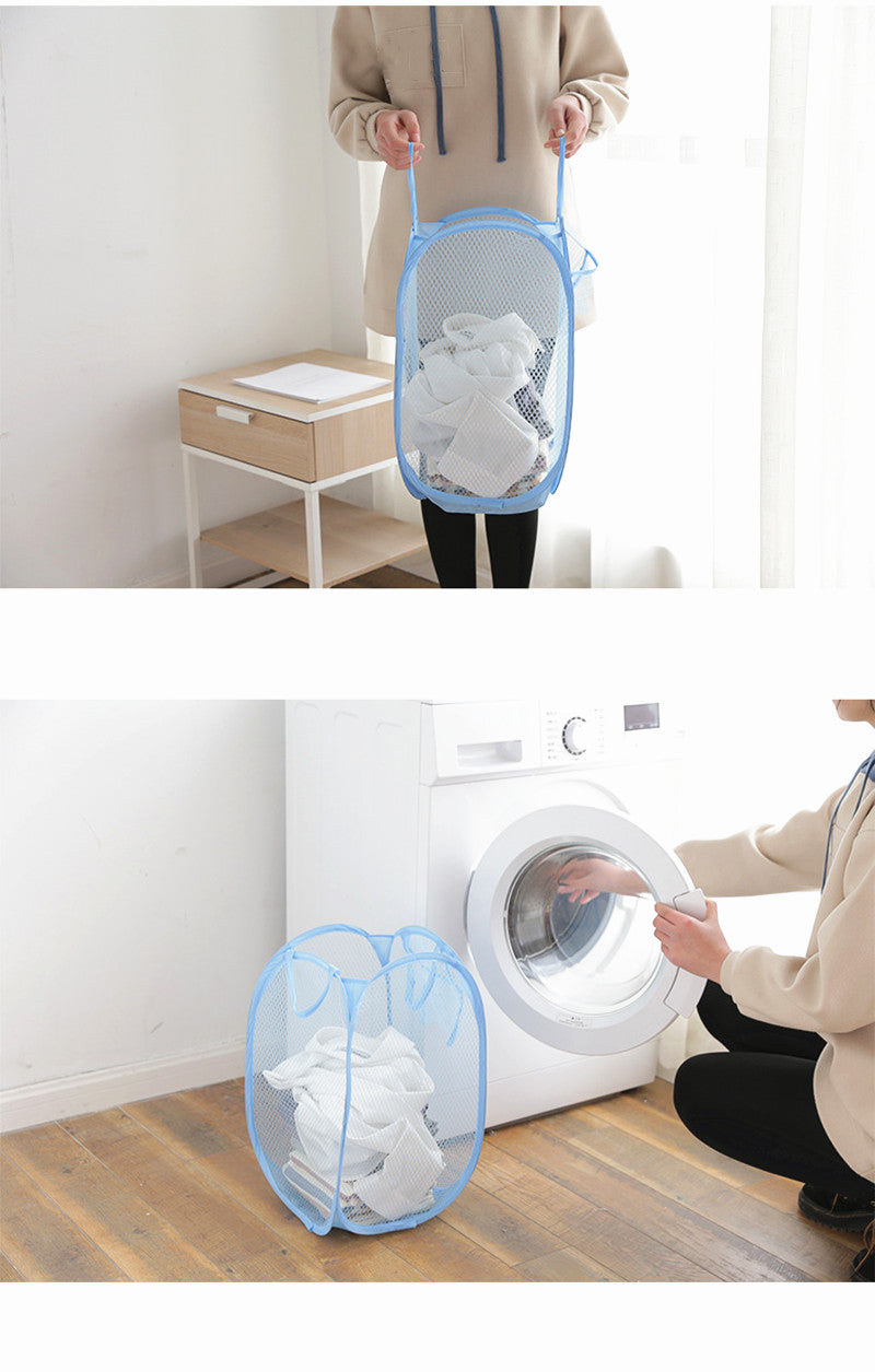 Laundry Basket Foldable Stand Storage