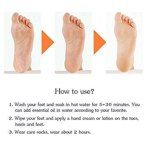 Anti Crack Full Length Silicone Foot Protector Moisturizing Socks