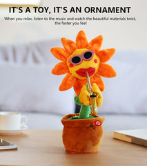 Dancing Cactus Talking Cactus Stuffed Plush Electronic Toy