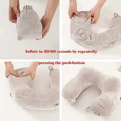 Inflatable Neck Travel Pillow