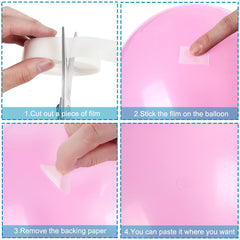 Glue Point Clear Balloon Glue,Balloon Glue Dots,Removable Adhesive Dots,Double Sided Dots of Glue Tape,for Craft Scrapbook Birthday Christmas Wedding Decoration