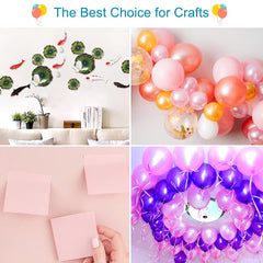 Glue Point Clear Balloon Glue,Balloon Glue Dots,Removable Adhesive Dots,Double Sided Dots of Glue Tape,for Craft Scrapbook Birthday Christmas Wedding Decoration