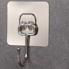 Transparent Self-adhesive Hooks, Strong Hooks for Hanging Clothes Bathroom Kitchen