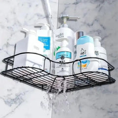 Space saving Metal Corner Rack For Bathroom & Kitchen