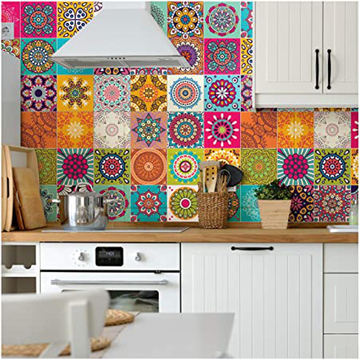 Premium Wall Attraction Tile Stickers Pack of 12