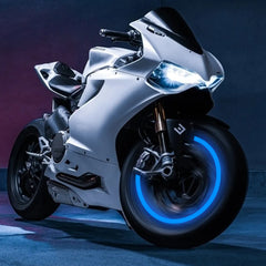 Car Wheel LED Light Tire Valve Cap Flash