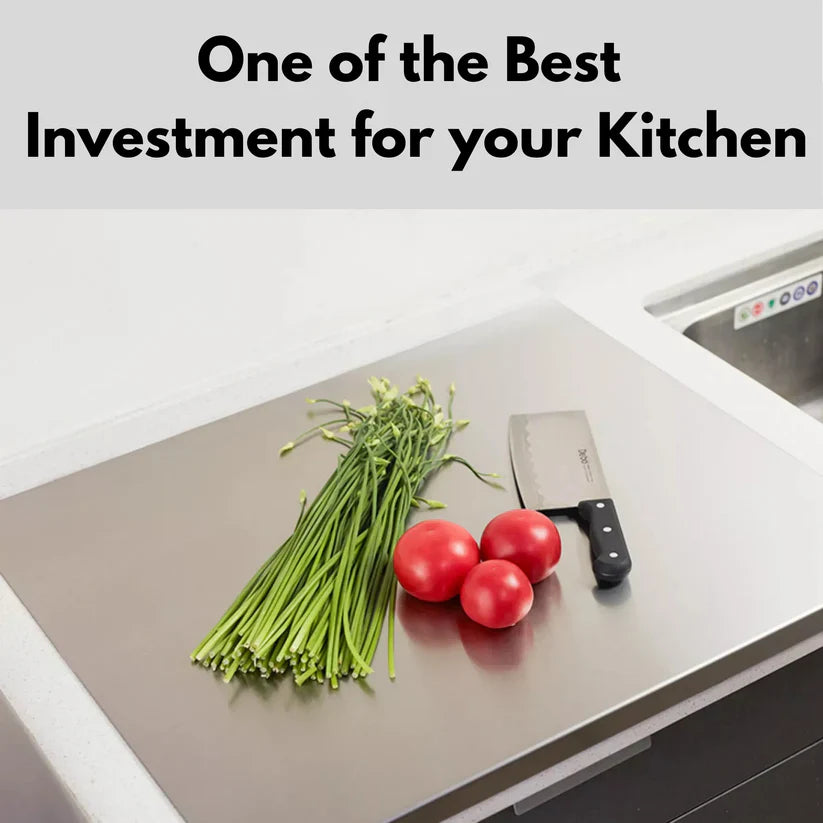 Stainless Steel Chopping Board(Big Size 40cmx48cm)
