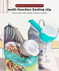1PCS Food Bag Sealing Clip with Discharge Nozzle