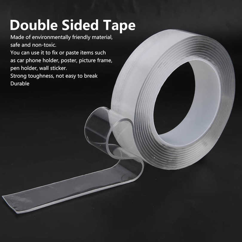 Double Sided Tape Traceless Nano Magic Tape (3 meter size)
