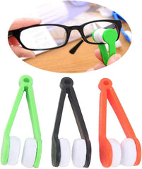 Mini Tweezers Type Microfiber Eyeglasses Cleaner Portable Spectacles Sun Glasses Lens Cleaning Tools Soft Brush Wiper