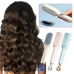 Self Cleaning Hair Brush - No Hair Mess 😍