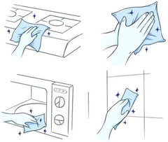 KITCHEN DISH WASH REUSABLE CLEANING WIPES