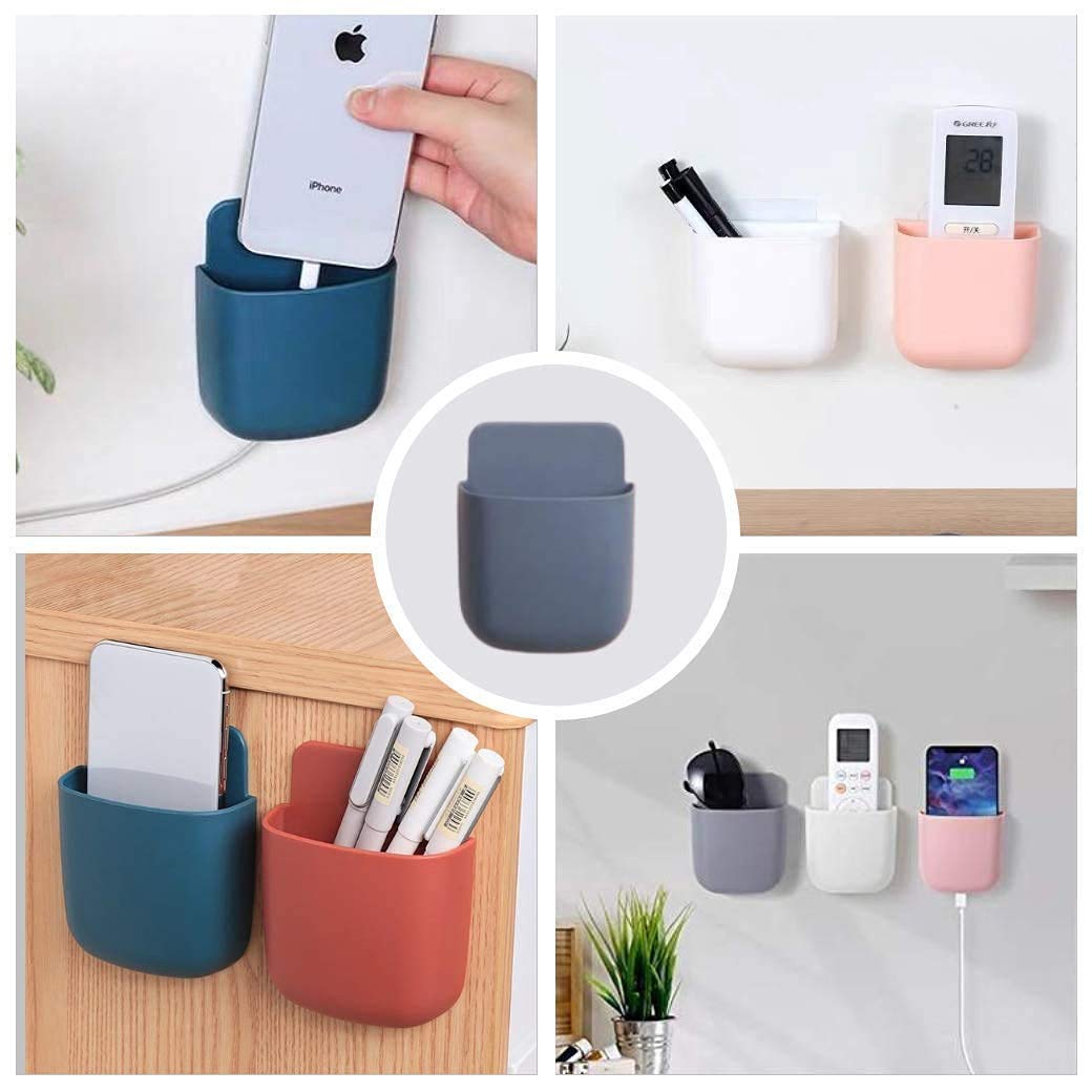 Wall Mounted Storage Case for Remote, Tooth Brush, Mobile Holder/Multi Purpose Stand & Pen Pencil Holder
