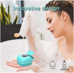 Silicone Body Brush - Bathing Brush for Skin Deep Cleaning Massage, Dead Skin Removal Exfoliating, for Men & Women