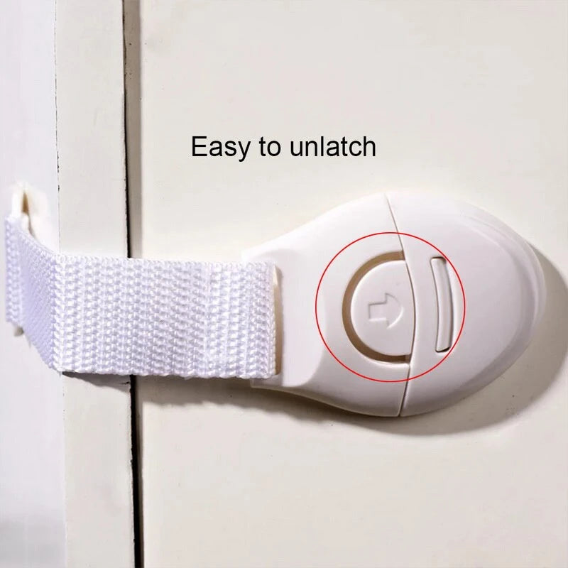 Plastic Cabinet Locks Children Safty Lock Protection Cabinet