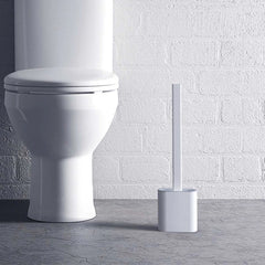 Silicone Toilet bathroom Cleaning Brush with Holder