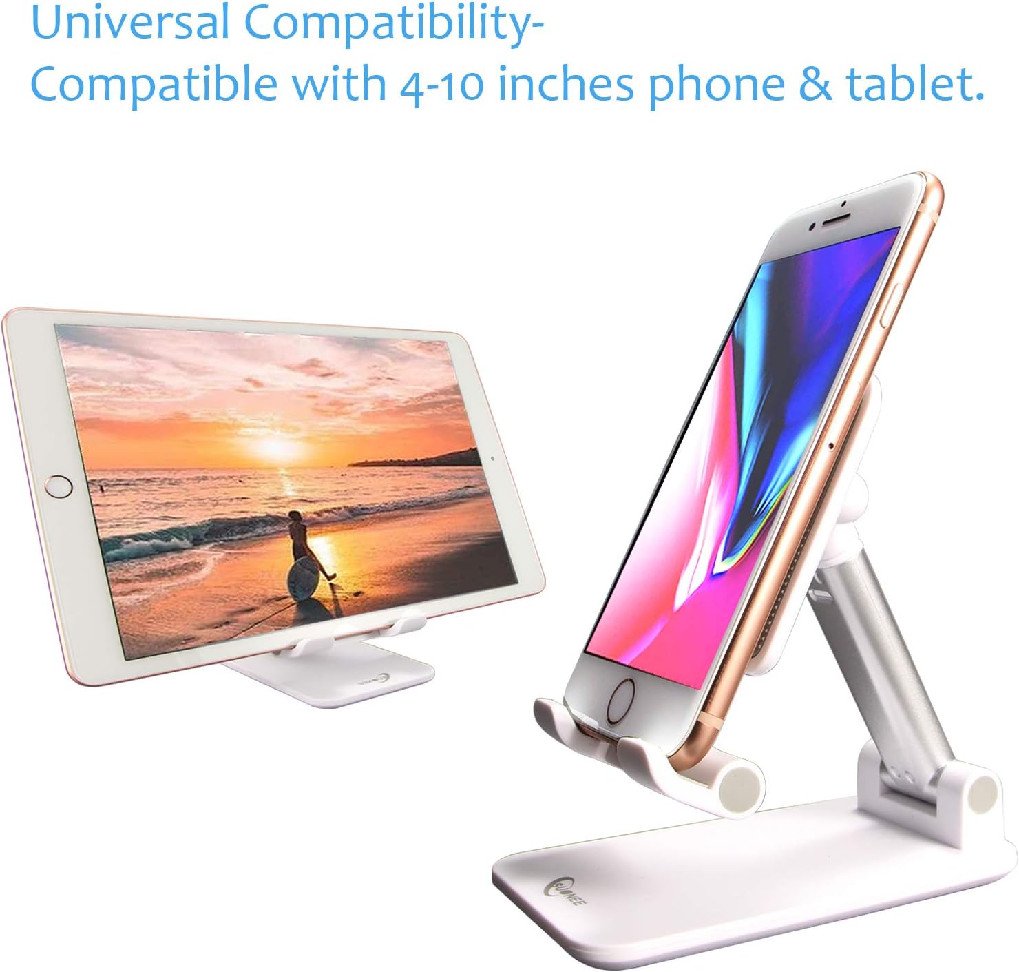 Cell Phone Stand holder,Adjustable Cell Phone Stand for Desk Angle Height Adjustable