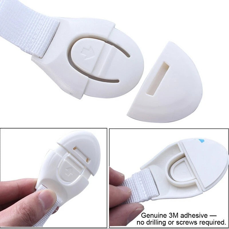 Plastic Cabinet Locks Children Safty Lock Protection Cabinet