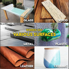 Metal Repair Gel Mix, Tool adhesive, Industrial Heat Resistance Cold Weld Metal Repair Paste A&B Adhesive Gel (1 set)