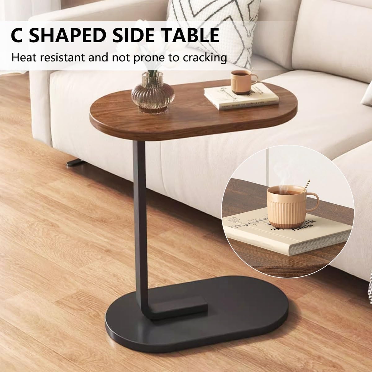 C Shape Side Table