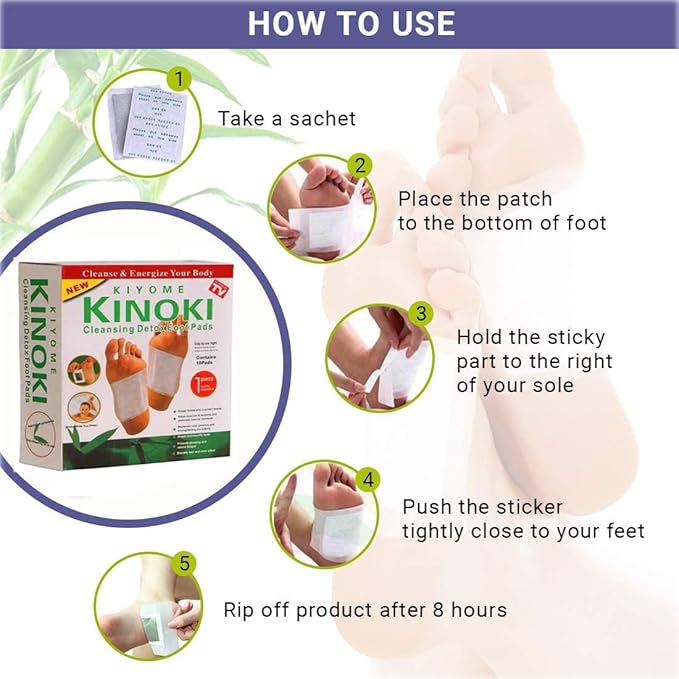Kinoki Premium Natural Foot Patches