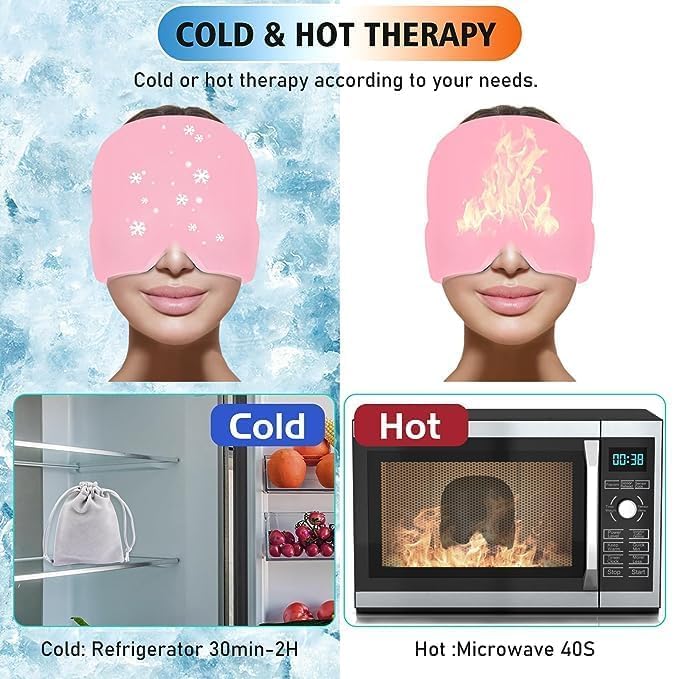 Migraine Relief Cap - Cold and Hot Therapy Cap