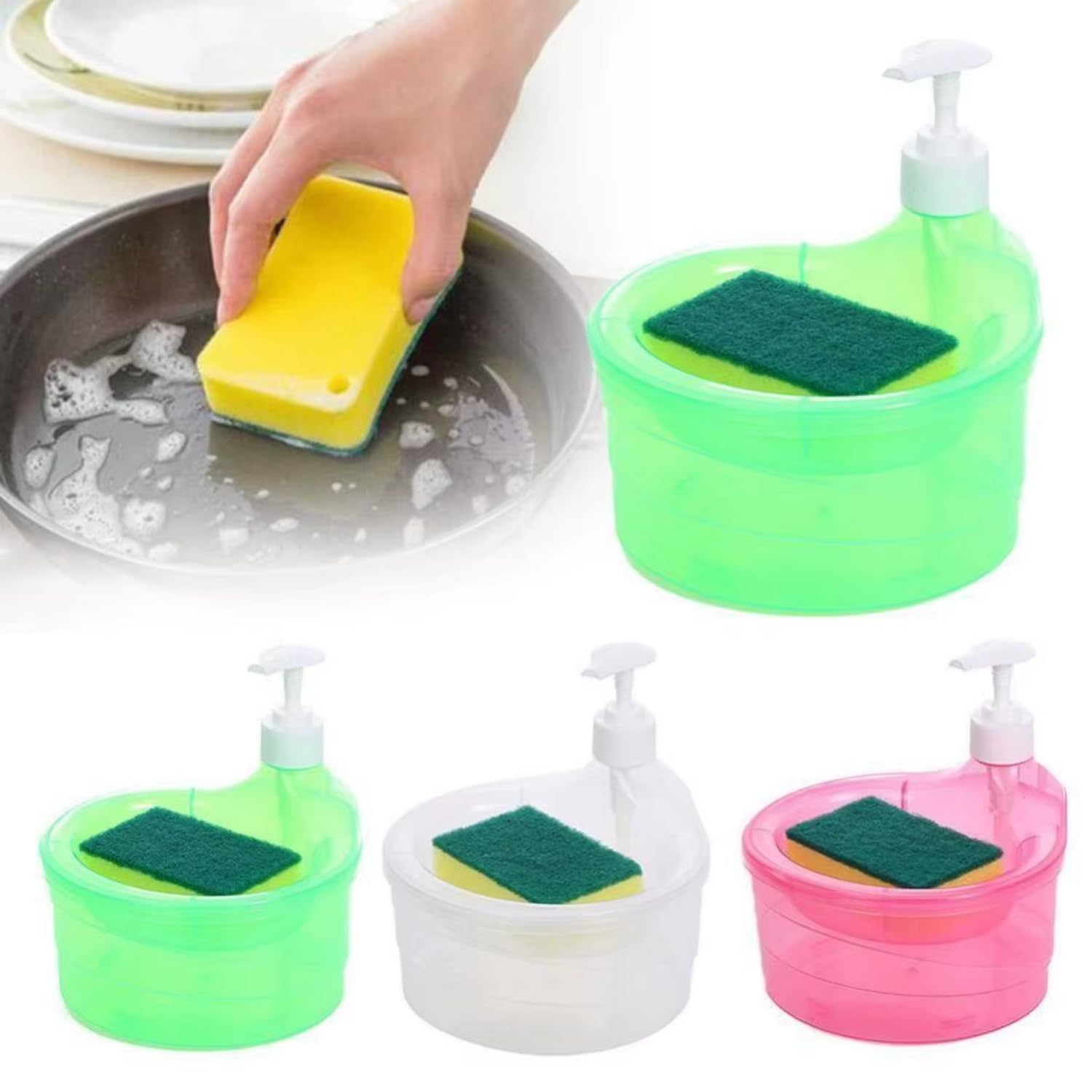 Manual Soap Sponge Dispenser