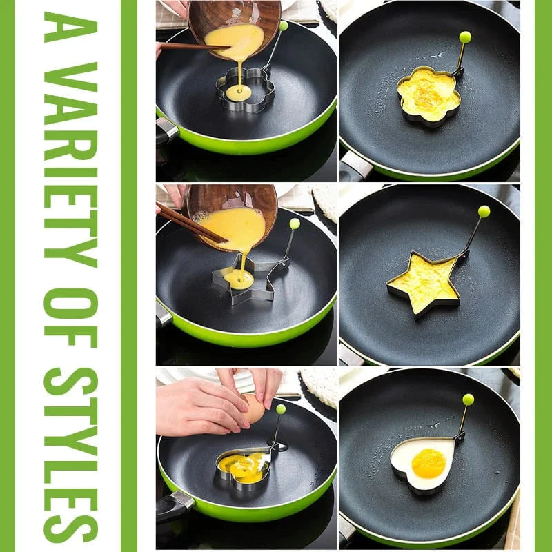 Pack Of 4 Fried Egg Molds