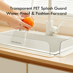 Transparent Acrylic Sink Water Guard