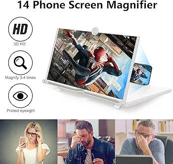 3D enlarge screen mobile phone magnifier