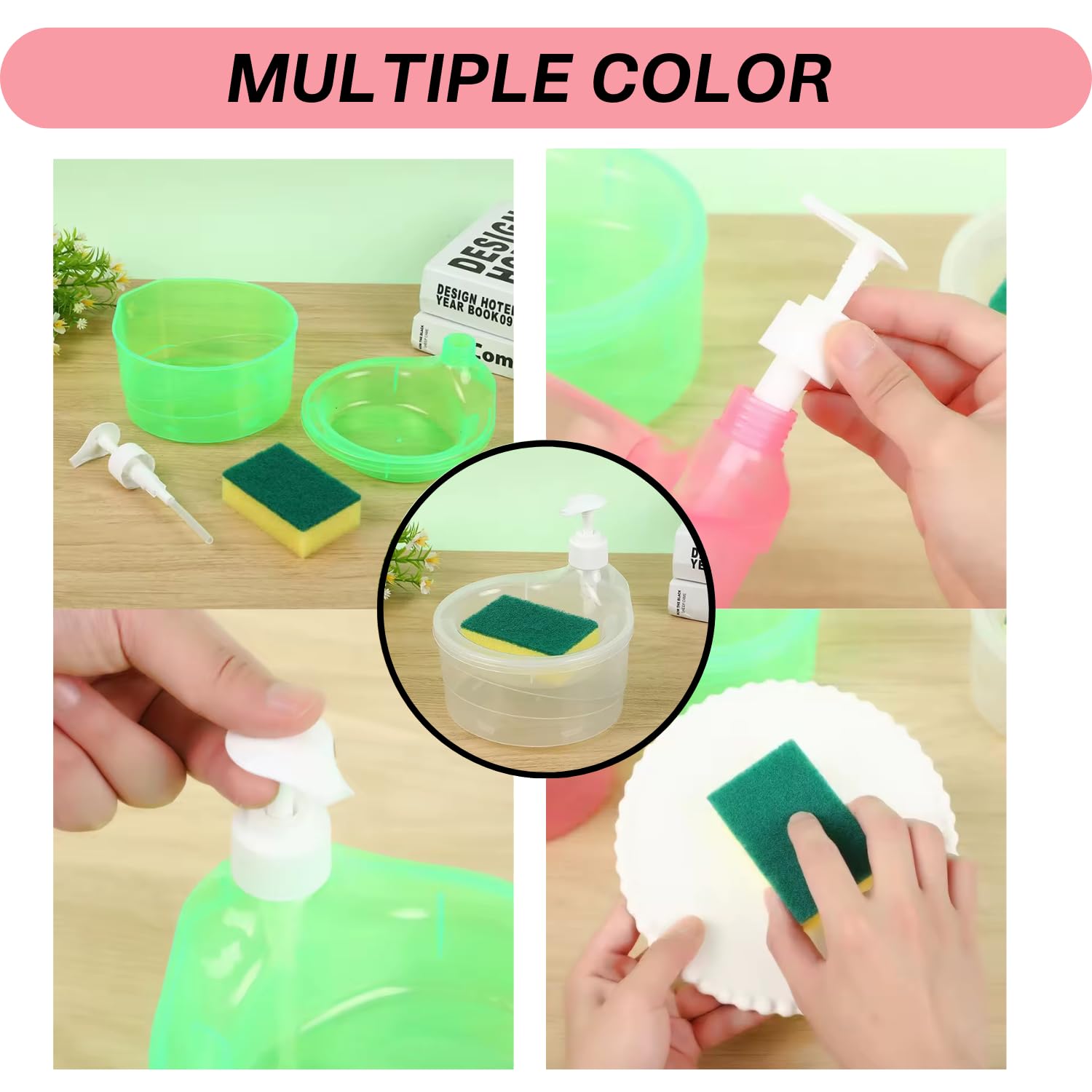 Manual Soap Sponge Dispenser