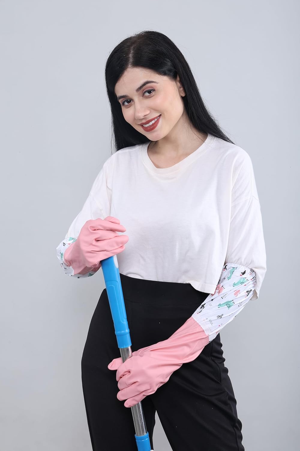 Autumn and Winter Dishwashing Gloves