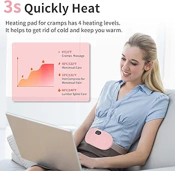 PERIOD CRAMP RELIEF MASSAGER AND HEATING PAD